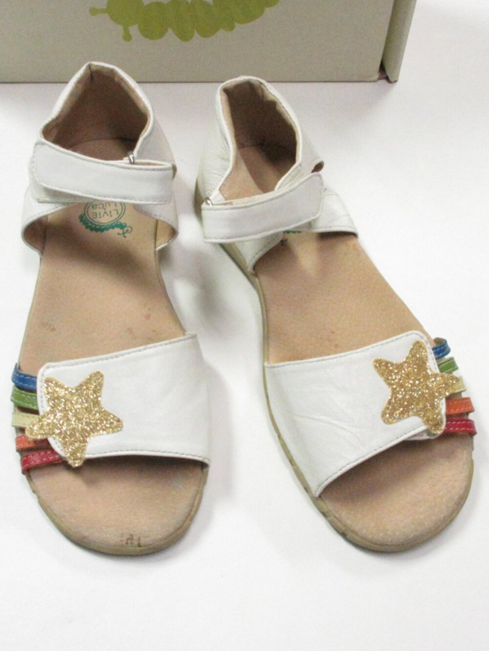 Livie and Luca Nova Rainbow Glitter Sandals 3